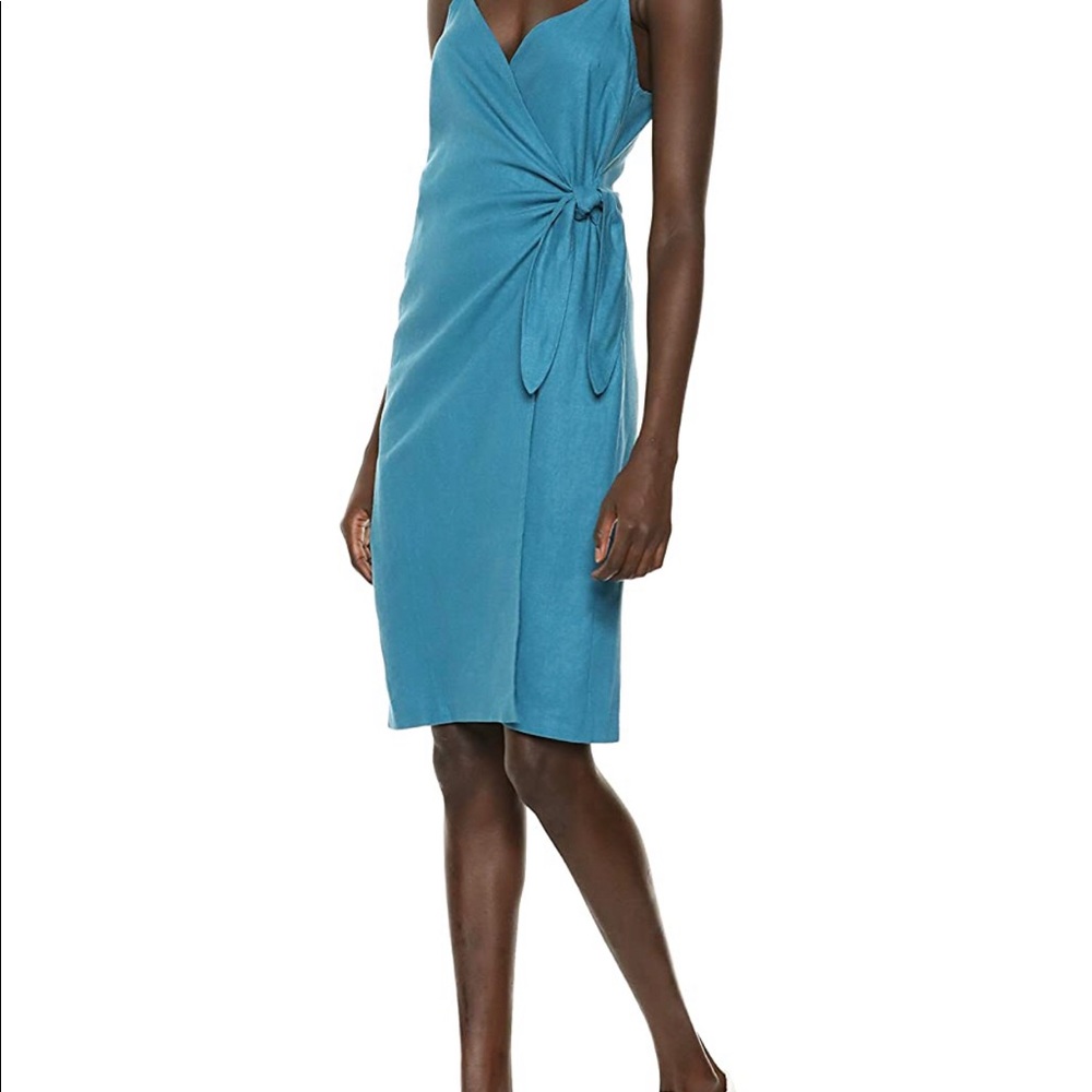 BCBGeneration Women's Strappy Sheath Wrap Dress